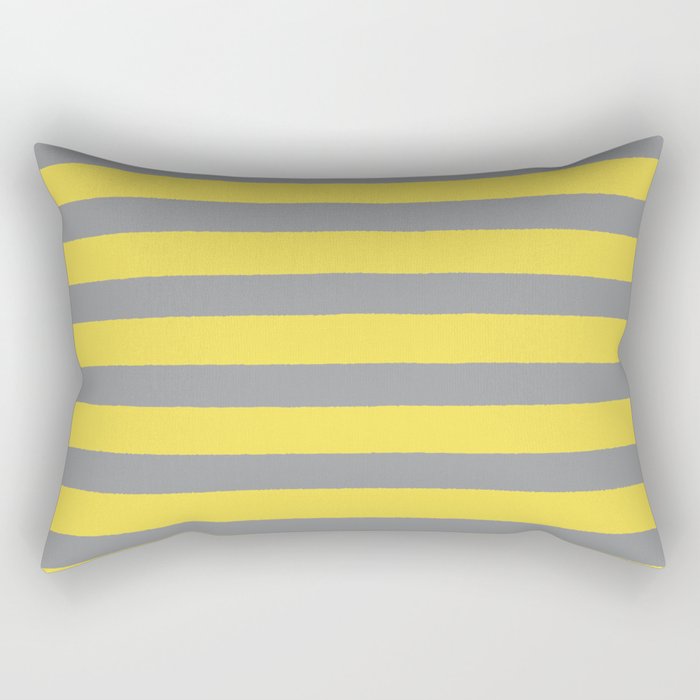 2021 Pantone Stripes Rectangular Pillow