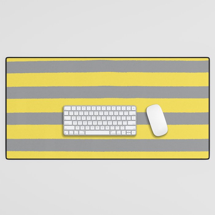 2021 Pantone Stripes Desk Mat