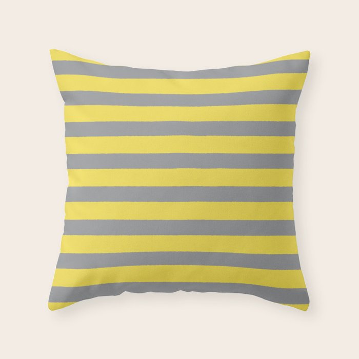 2021 Pantone Stripes Throw Pillow