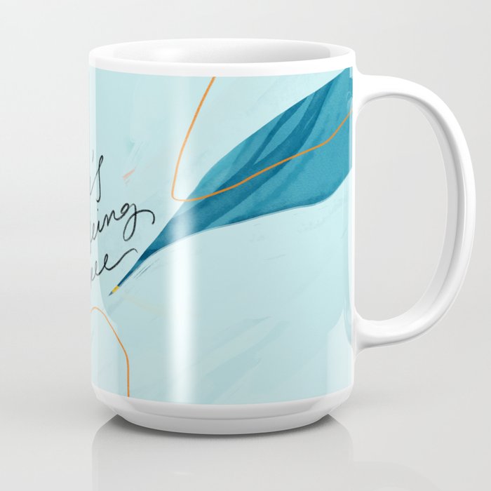 "Here's To Being Free." Coffee Mug
