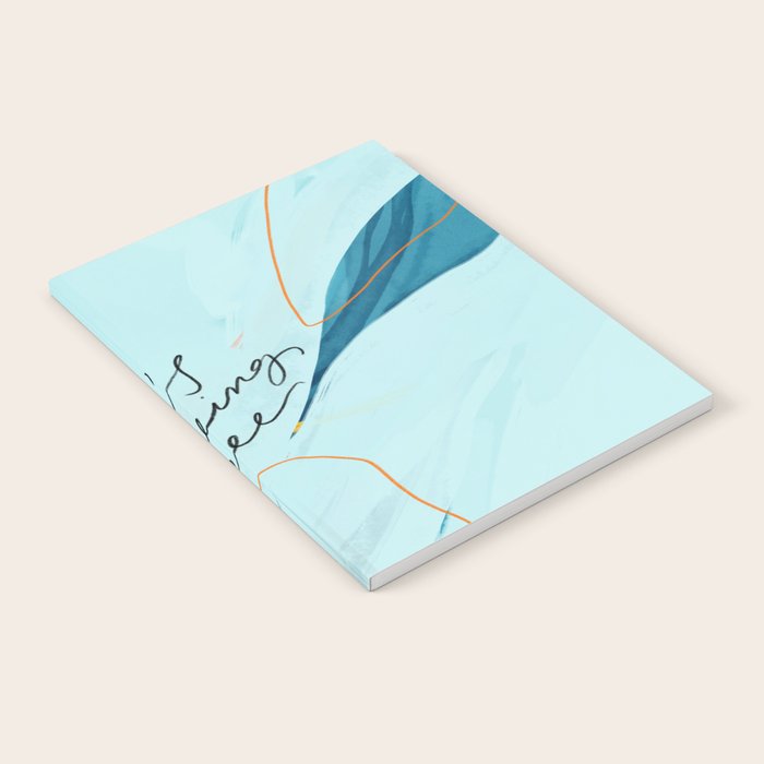"Here's To Being Free." Notebook
