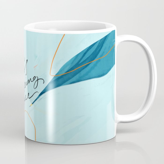 "Here's To Being Free." Coffee Mug