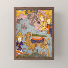 "Coffin of Imam 'Ali", Folio from a Falnama (The Book of Omens) of Ja'far al-Sadiq Mini Art Print