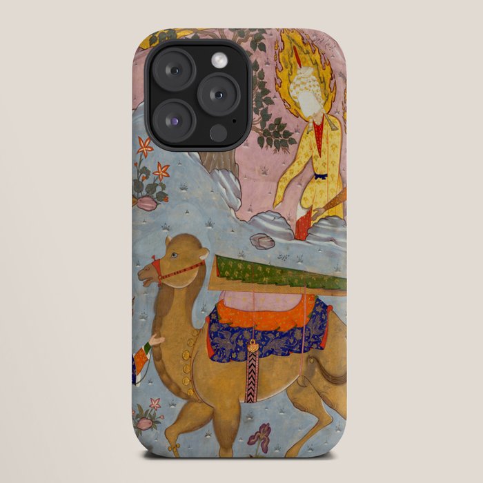 "Coffin of Imam 'Ali", Folio from a Falnama (The Book of Omens) of Ja'far al-Sadiq iPhone Case