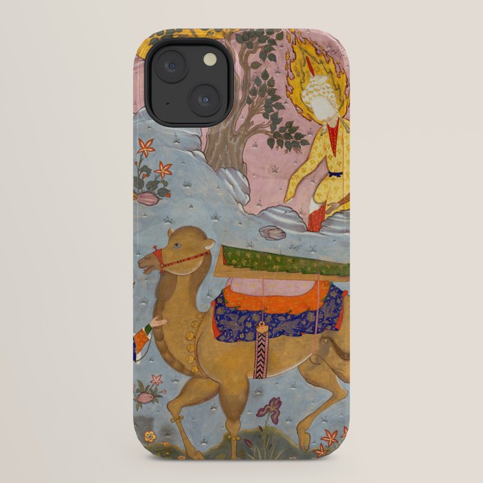 "Coffin of Imam 'Ali", Folio from a Falnama (The Book of Omens) of Ja'far al-Sadiq iPhone Case