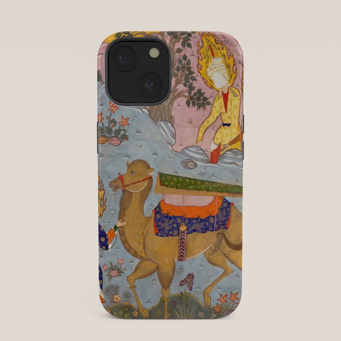 "Coffin of Imam 'Ali", Folio from a Falnama (The Book of Omens) of Ja'far al-Sadiq iPhone Case