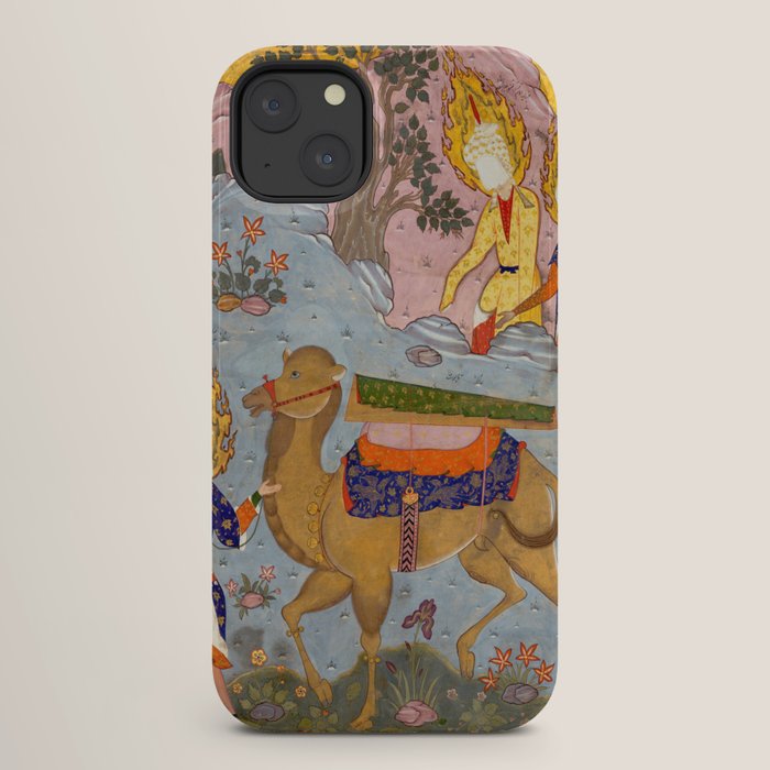"Coffin of Imam 'Ali", Folio from a Falnama (The Book of Omens) of Ja'far al-Sadiq iPhone Case