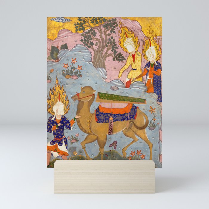 "Coffin of Imam 'Ali", Folio from a Falnama (The Book of Omens) of Ja'far al-Sadiq Mini Art Print