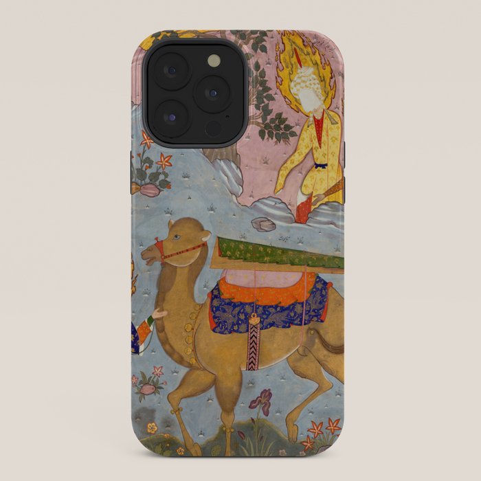"Coffin of Imam 'Ali", Folio from a Falnama (The Book of Omens) of Ja'far al-Sadiq iPhone Case