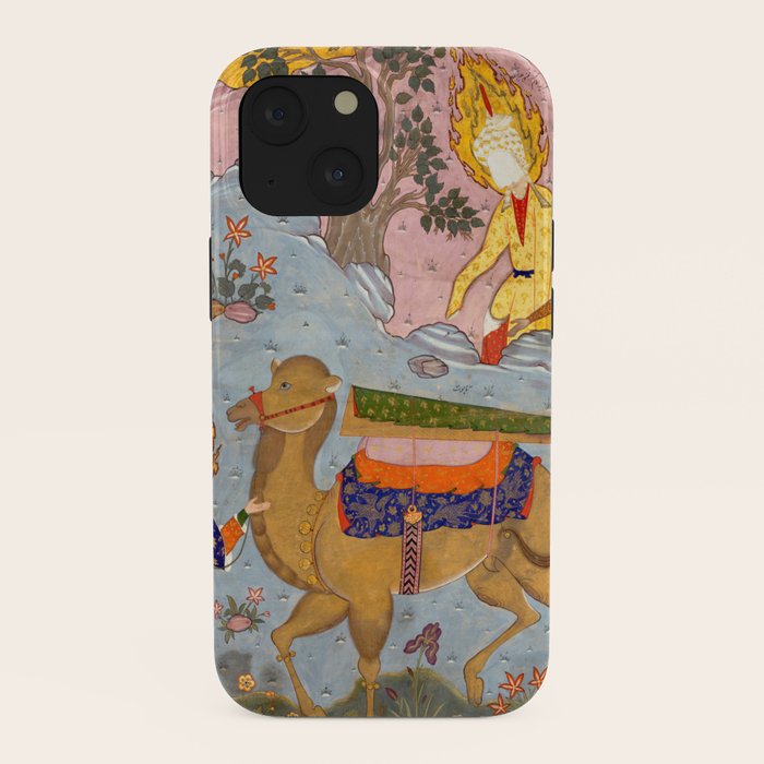 "Coffin of Imam 'Ali", Folio from a Falnama (The Book of Omens) of Ja'far al-Sadiq iPhone Case