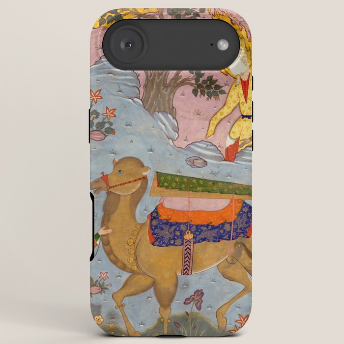 "Coffin of Imam 'Ali", Folio from a Falnama (The Book of Omens) of Ja'far al-Sadiq iPhone Case
