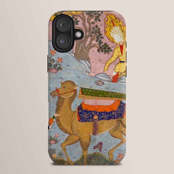 "Coffin of Imam 'Ali", Folio from a Falnama (The Book of Omens) of Ja'far al-Sadiq iPhone Case
