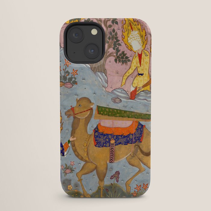 "Coffin of Imam 'Ali", Folio from a Falnama (The Book of Omens) of Ja'far al-Sadiq iPhone Case