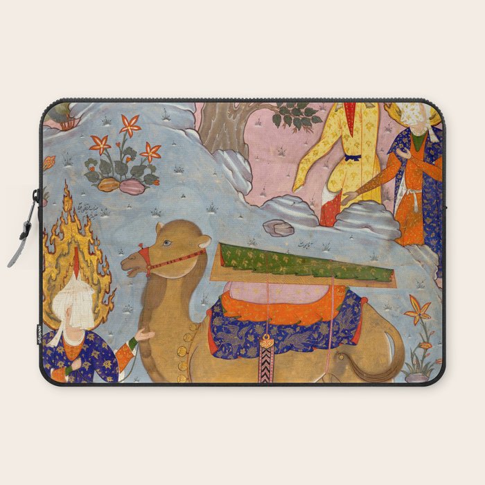 "Coffin of Imam 'Ali", Folio from a Falnama (The Book of Omens) of Ja'far al-Sadiq Laptop Sleeve