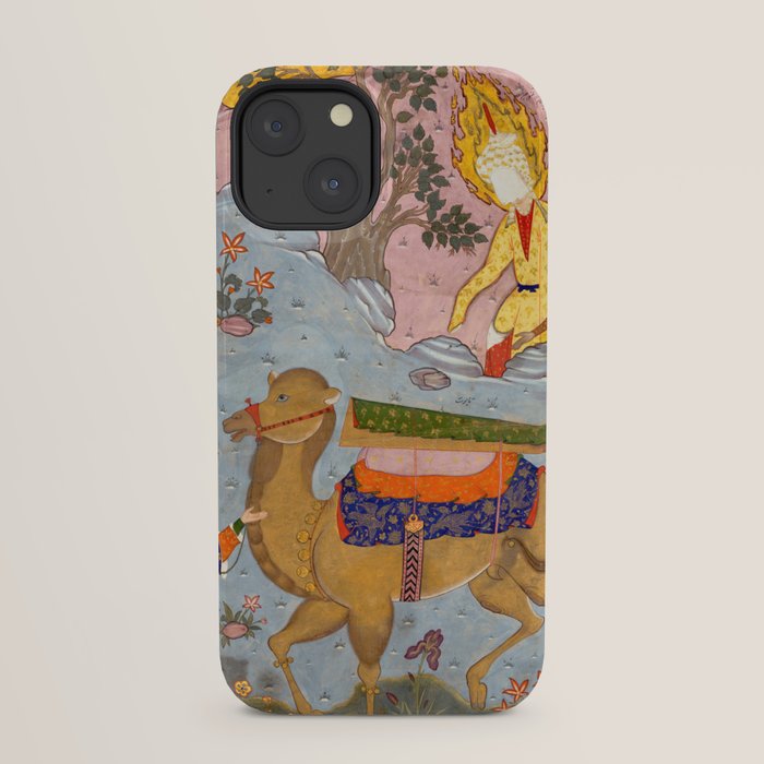 "Coffin of Imam 'Ali", Folio from a Falnama (The Book of Omens) of Ja'far al-Sadiq iPhone Case