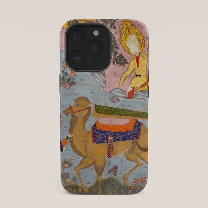 "Coffin of Imam 'Ali", Folio from a Falnama (The Book of Omens) of Ja'far al-Sadiq iPhone Case