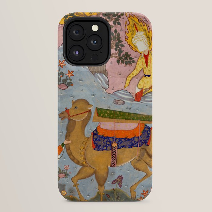 "Coffin of Imam 'Ali", Folio from a Falnama (The Book of Omens) of Ja'far al-Sadiq iPhone Case