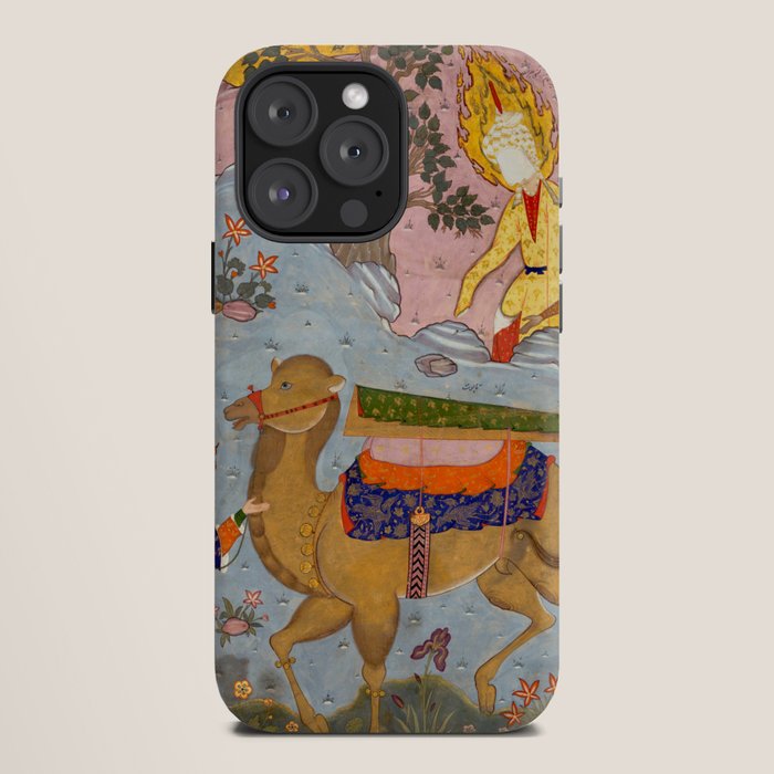 "Coffin of Imam 'Ali", Folio from a Falnama (The Book of Omens) of Ja'far al-Sadiq iPhone Case
