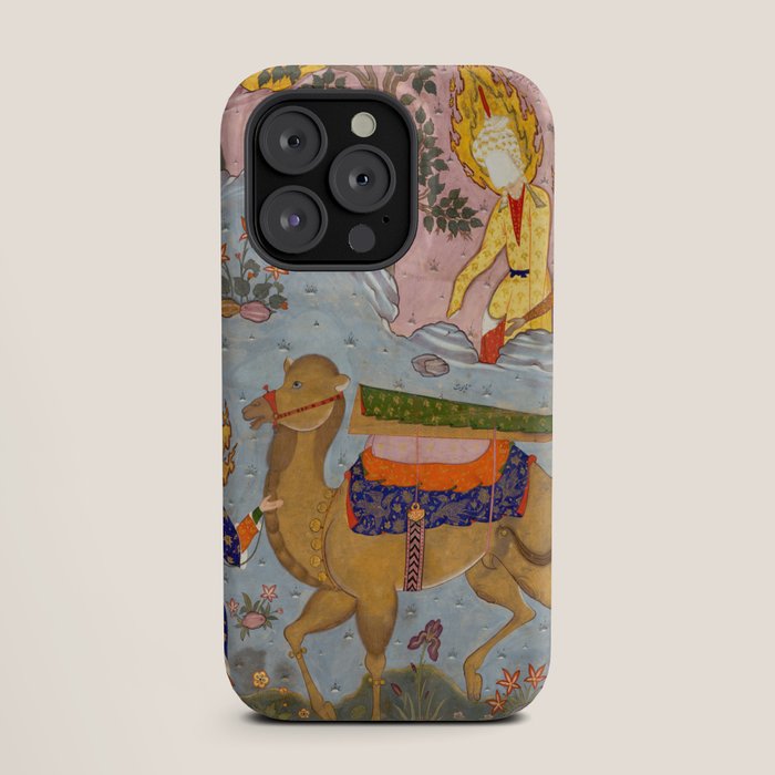 "Coffin of Imam 'Ali", Folio from a Falnama (The Book of Omens) of Ja'far al-Sadiq iPhone Case