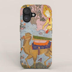 "Coffin of Imam 'Ali", Folio from a Falnama (The Book of Omens) of Ja'far al-Sadiq iPhone Case