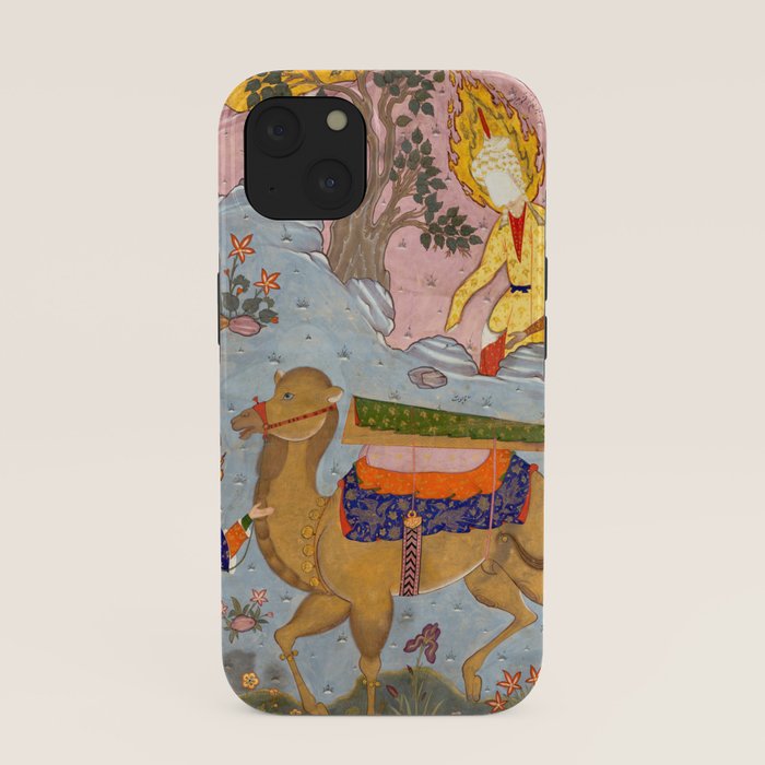 "Coffin of Imam 'Ali", Folio from a Falnama (The Book of Omens) of Ja'far al-Sadiq iPhone Case