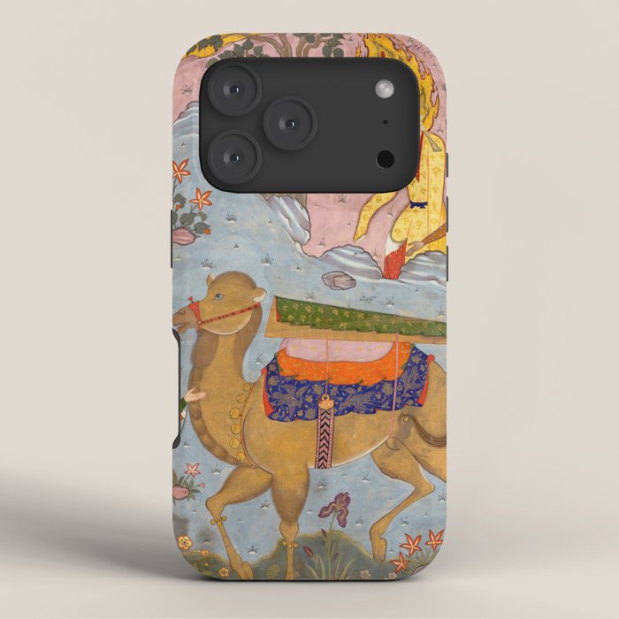 "Coffin of Imam 'Ali", Folio from a Falnama (The Book of Omens) of Ja'far al-Sadiq iPhone Case