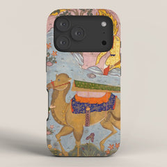 "Coffin of Imam 'Ali", Folio from a Falnama (The Book of Omens) of Ja'far al-Sadiq iPhone Case