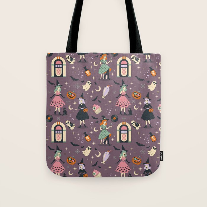 50s Witch Vibes Tote Bag