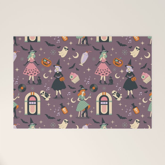 50s Witch Vibes Welcome Mat