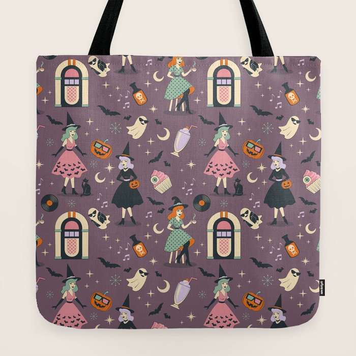 50s Witch Vibes Tote Bag