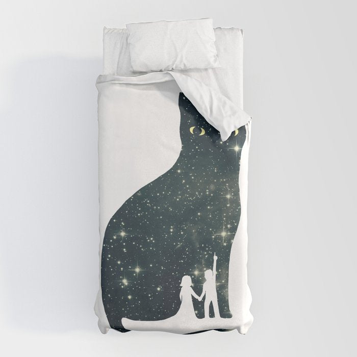 4 Moons Duvet Cover