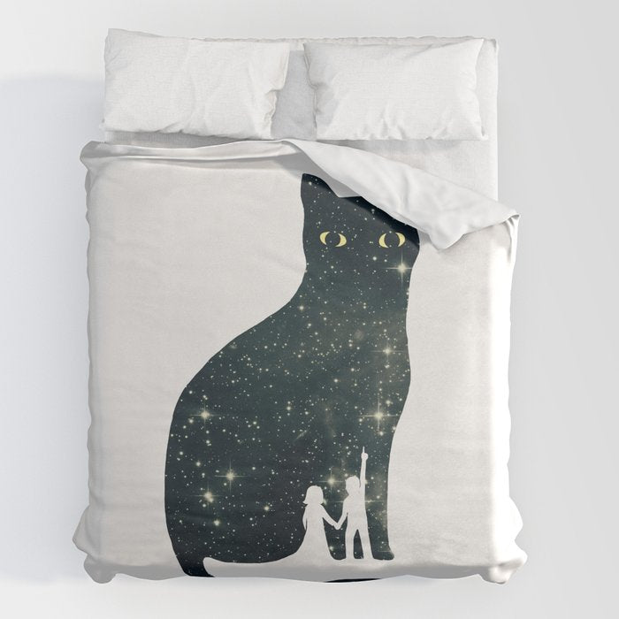 4 Moons Duvet Cover