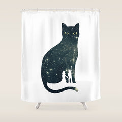 4 Moons Shower Curtain