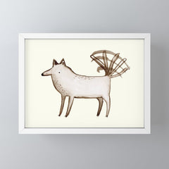 "I'm So Happy" - Dog Mini Art Print