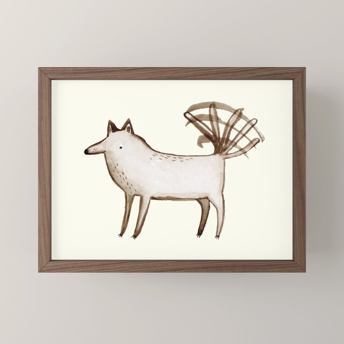 "I'm So Happy" - Dog Mini Art Print