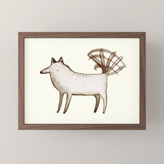 "I'm So Happy" - Dog Mini Art Print