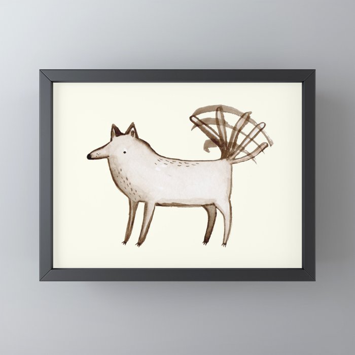 "I'm So Happy" - Dog Mini Art Print
