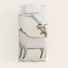 "I'm So Happy" - Dog Duvet Cover