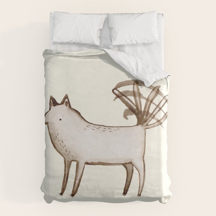 "I'm So Happy" - Dog Duvet Cover
