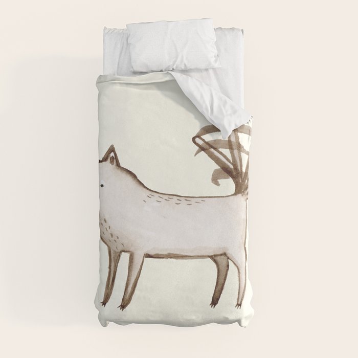 "I'm So Happy" - Dog Duvet Cover