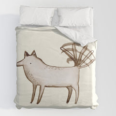 "I'm So Happy" - Dog Duvet Cover