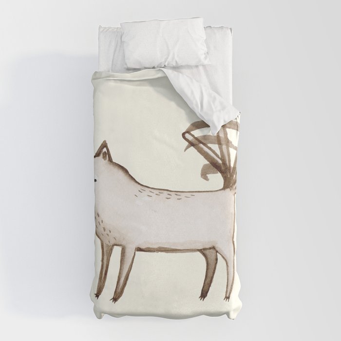 "I'm So Happy" - Dog Duvet Cover
