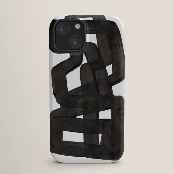 Boulder' Mid Century Modern Fun Abstract Shapes  iPhone Case