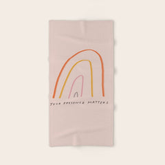 "Your Presence Matters" Bath Towel