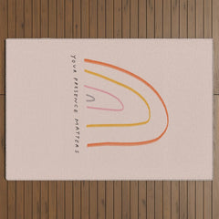 "Your Presence Matters" Outdoor Rug