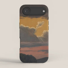 "Cloud Study over Landscape" by Knud Baade, 1838 iPhone Case