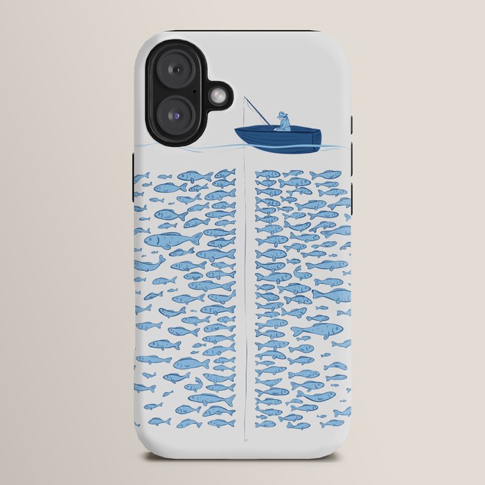 217 Finicky Fish (plenty of fish in the sea) iPhone Case