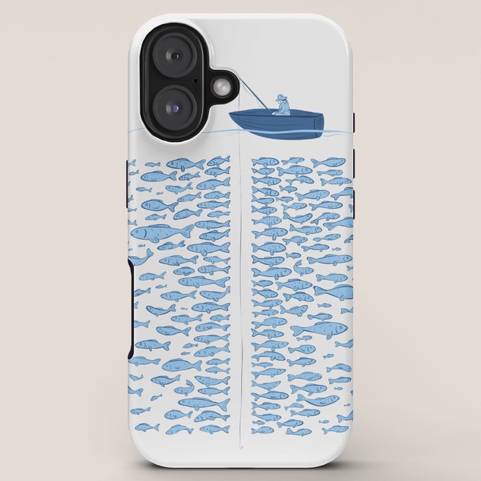 217 Finicky Fish (plenty of fish in the sea) iPhone Case