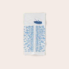 217 Finicky Fish (plenty of fish in the sea) Bath Towel