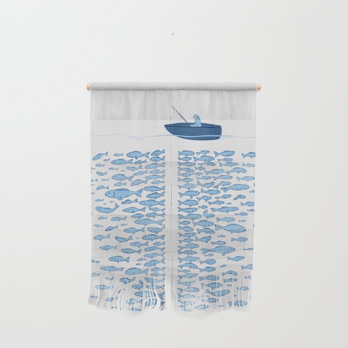 217 Finicky Fish (plenty of fish in the sea) Wall Hanging